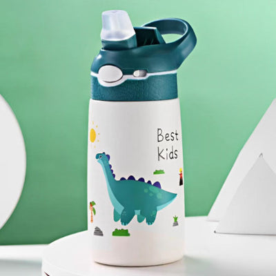 gourde enfant modĂšle dinosaure verte