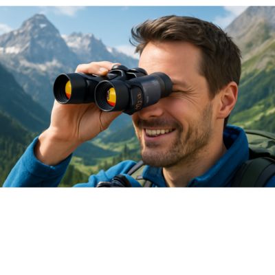 jumelles homme observation