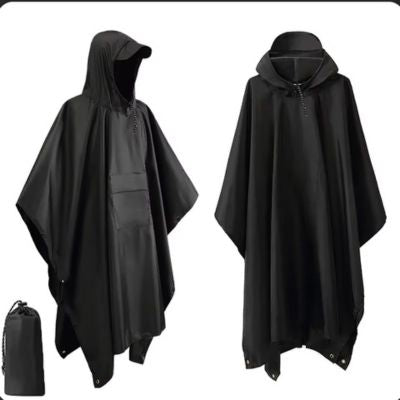 poncho pluie noir deux modĂšles