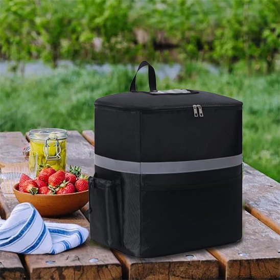Sac isotherme noir grand espace