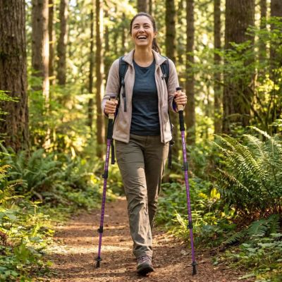 Bâtons de marche femme trekking