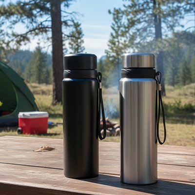 Bouteille isotherme deux tons