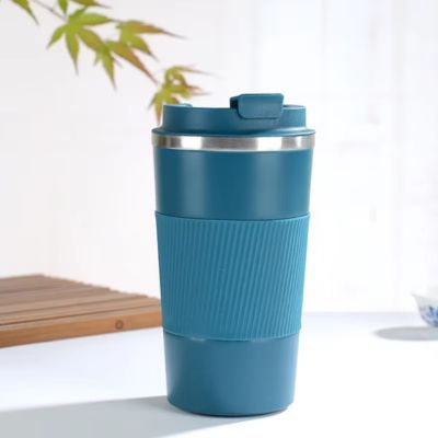 bouteille isotherme petit format bleue