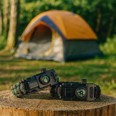 bracelet de survie deux couleurs