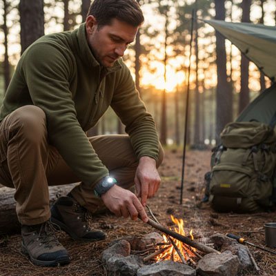 Bracelet paracorde camping