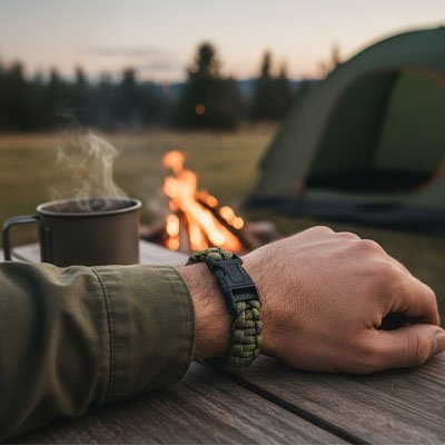 bracelet paracorde pour le camping