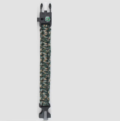 Bracelet paracorde vert armée