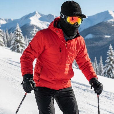 cagoule femme en ski