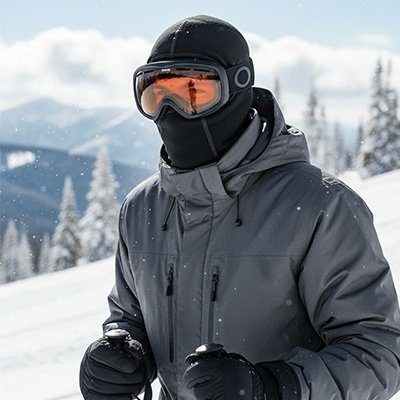 cagoule pour le ski homme dans les alpes 