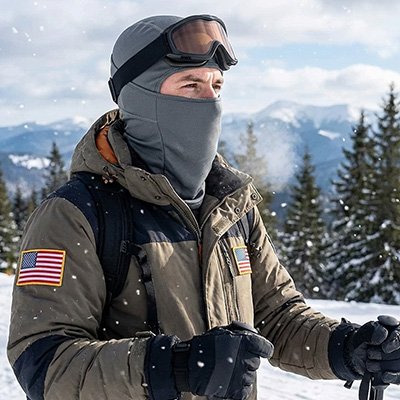 cagoule ski grise homme en trek