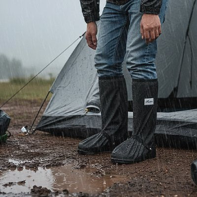 couvre chaussure​ avec attache aux chevilles 