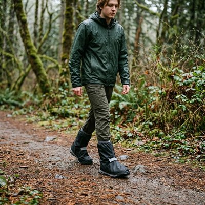 couvre chaussure​ pour marcher dans les sentiers