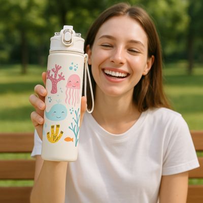 gourde enfant blanche