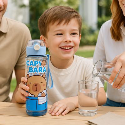 gourde enfant capybara bleue