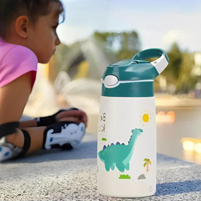 gourde enfant petite fille modèle dinosaure