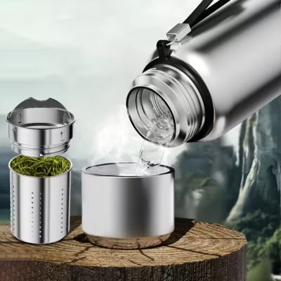 Gourde isotherme avec infuseur