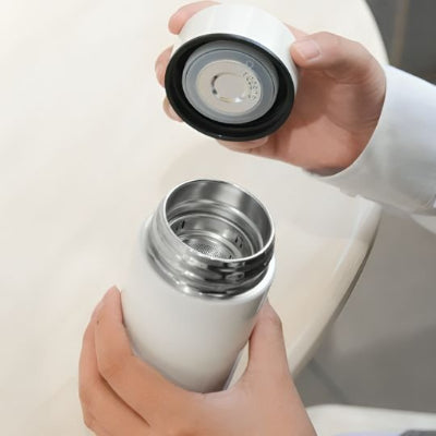 gourde isotherme filtre à thé