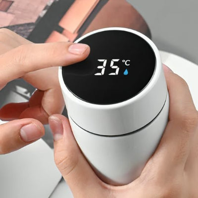 gourde isotherme led blanche