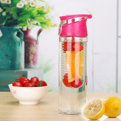 Gourde plastique rose