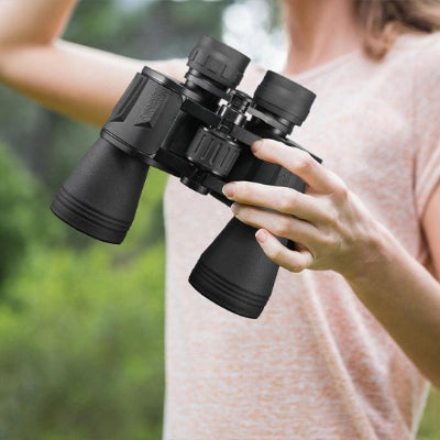 jumelles noires détails