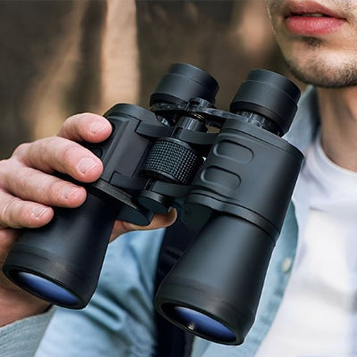 jumelles noires de vue