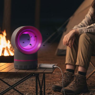 lampe anti moustiques circulaire