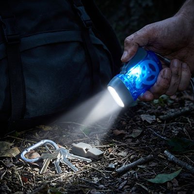 lampe de poche aléatoire bleue