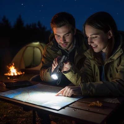Lampe de poche de lecture en extérieur