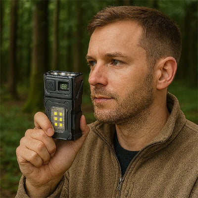 Lampe de poche multiples fonctions