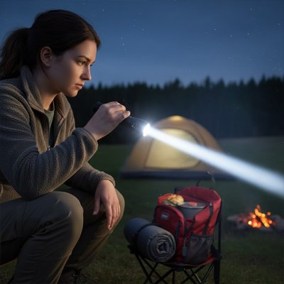 Lampe de poche pour la nuit 