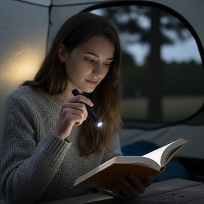 Lampe de poche pour le camping