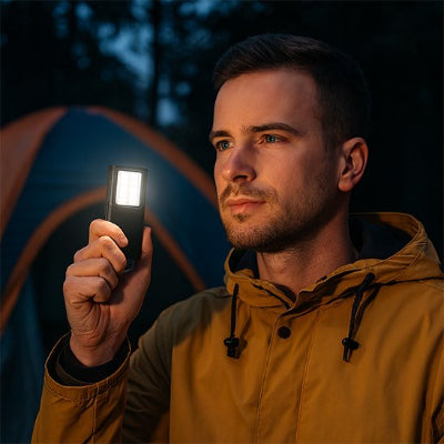 Lampe de poche​ pratique en camping