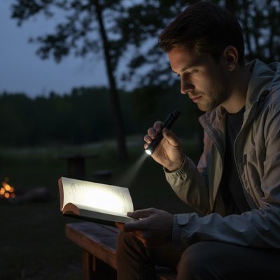 Lampe de poche puissante pour lecture en pleine noirceur