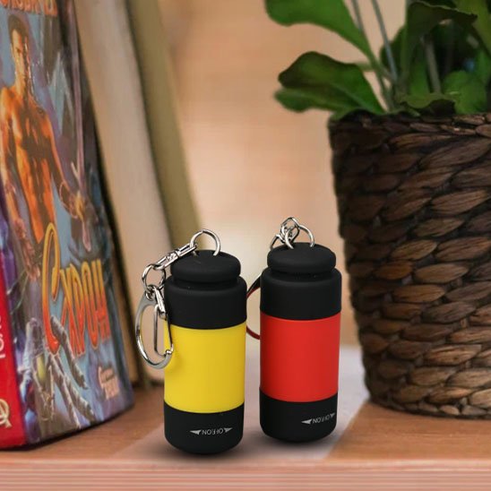 lampe de poche rechargeable mini deux couleurs 