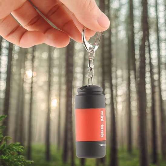 lampe de poche rechargeable mini rouge