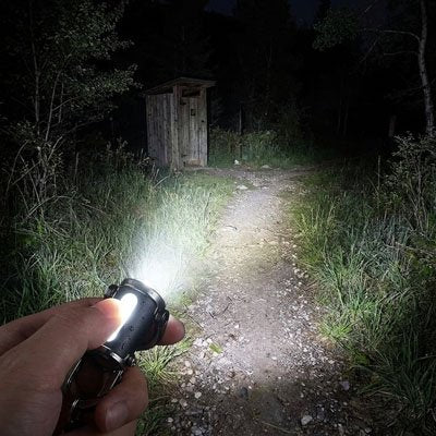 lampe de poche ultra compacte avec mousqueton