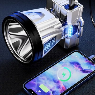 Lampe frontale avec recharge cellulaire
