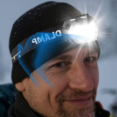 lampe frontale homme lumière
