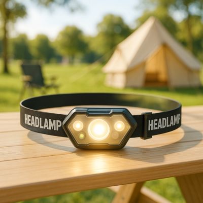 lampe frontale│nightlite™ - Mon camping vert