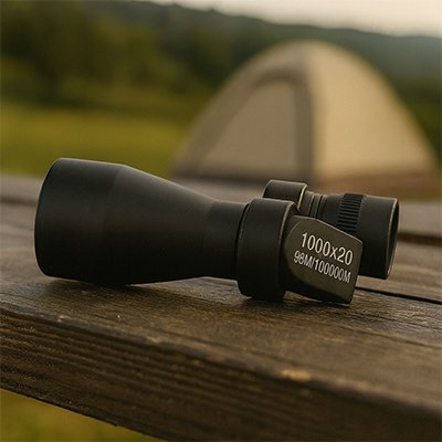 Longue vue sur une table extérieure