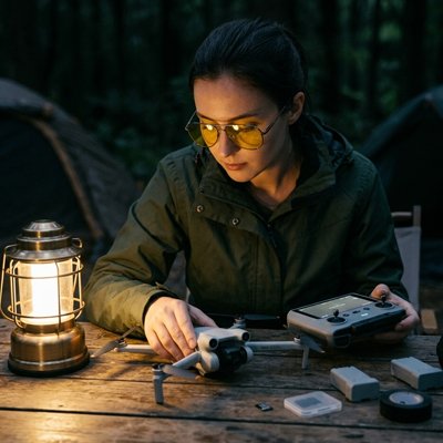 lunette vision nocturne en camping 