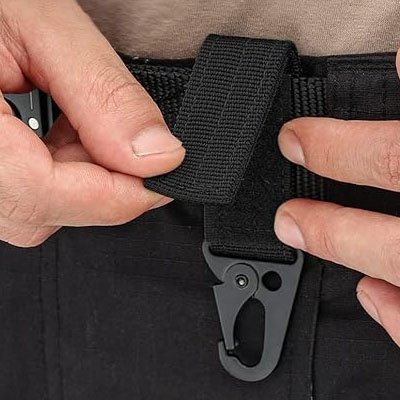 Mousqueton porte clé facile et rapide à attacher