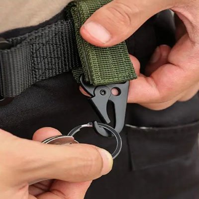 Mousqueton porte clé pratique