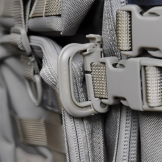 Mousquetons molle khaki
