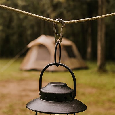 Mousquetons multi tâches argent