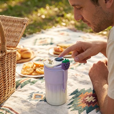 mug isotherme avec dragonne 