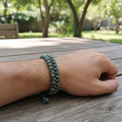 Paracord bracelet en nature