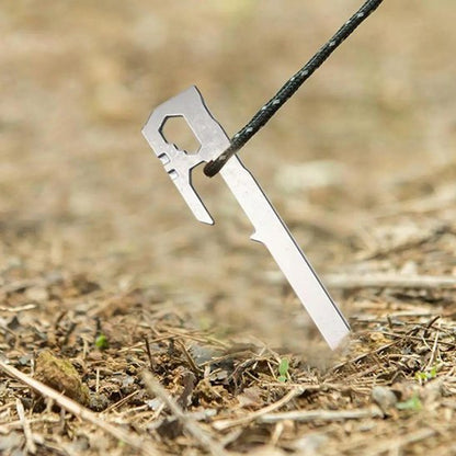 Piquet de tente acier inoxydable 