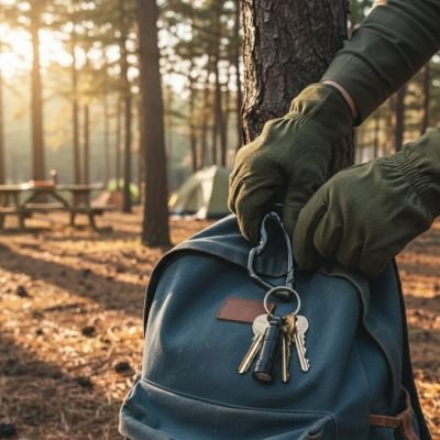 Porte clé mousqueton habile