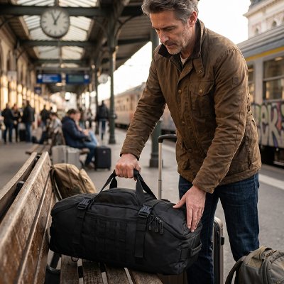 sac à dos pour randonnée homme à la gare